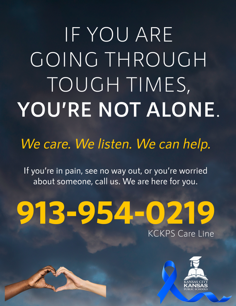 KCKPS Care Line: 913-954-0219